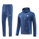 Conjunto de Treino Inter Milão 2024-25 - Casaco com Capuz