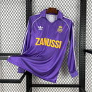 Camisa Retrô Manga Comprida Real Madrid 1984-85 - Away