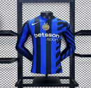 Camisa Manga Comprida Inter Milão 2024-25 Home Versão Jogador