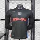 Camisa Manga Comprida FC Barcelona 2025-26 Edição Travis Scott Versão Jogador