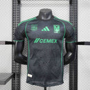 Camisa Tigres UANL 2025-26 Away Preta Versão Jogador
