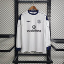 Camisa Retrô Manga Comprida Manchester United 2000-01 Away