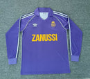 Camisa Retrô Manga Comprida Real Madrid 1983-84 - Away