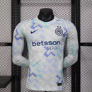 Camisa Manga Comprida Inter Milão 2025-26 Away Versão Jogador