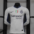 Camisa Manga Comprida Inter Milão 2024-25 Away Versão Jogador
