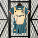 Conjunto Infantil Manchester City 2024/25 -  Fourth